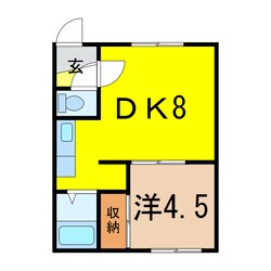 樋口マンションDの物件間取画像